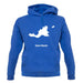 Saint Martin Silhouette unisex hoodie