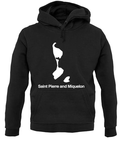 Saint Pierre And Miquelon Silhouette unisex hoodie