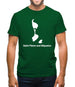 Saint Pierre And Miquelon Silhouette Mens T-Shirt