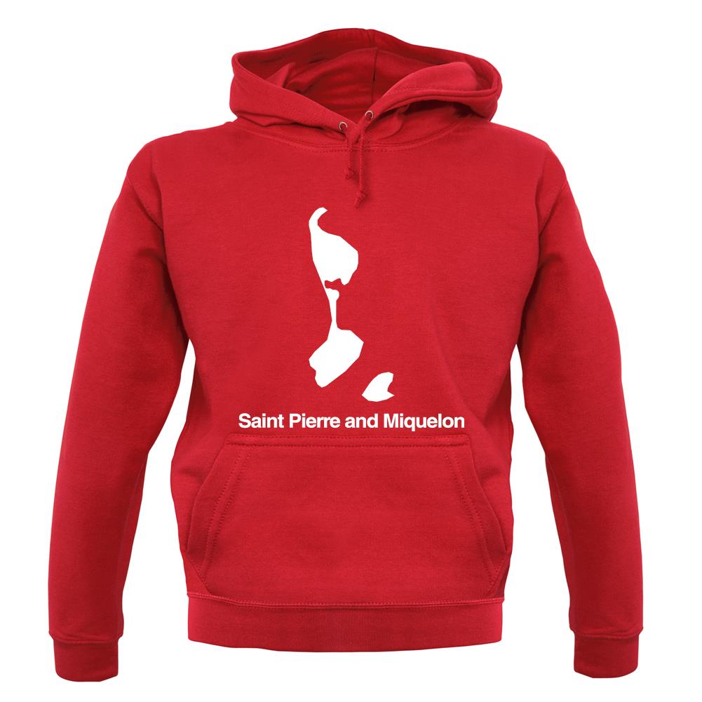 Saint Pierre And Miquelon Silhouette unisex hoodie
