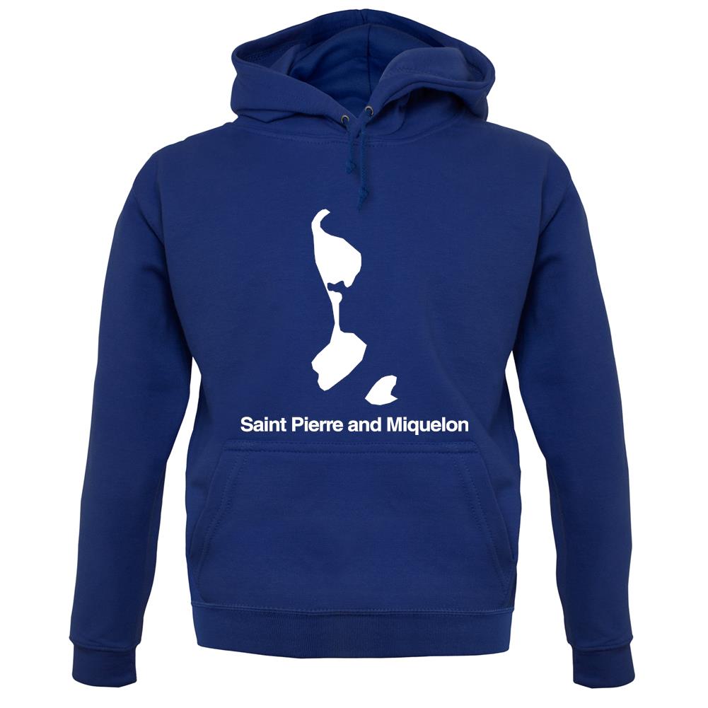 Saint Pierre And Miquelon Silhouette unisex hoodie