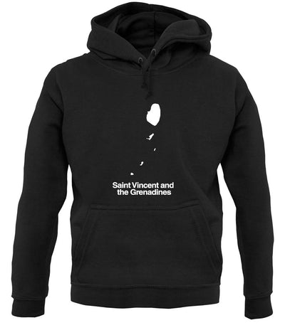 Saint Vincent And The Grenadines Silhouette unisex hoodie