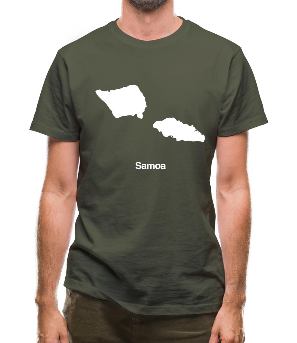 Samoa Silhouette Mens T-Shirt