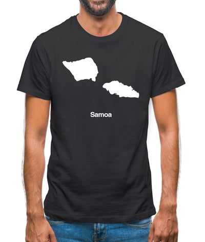 Samoa Silhouette Mens T-Shirt
