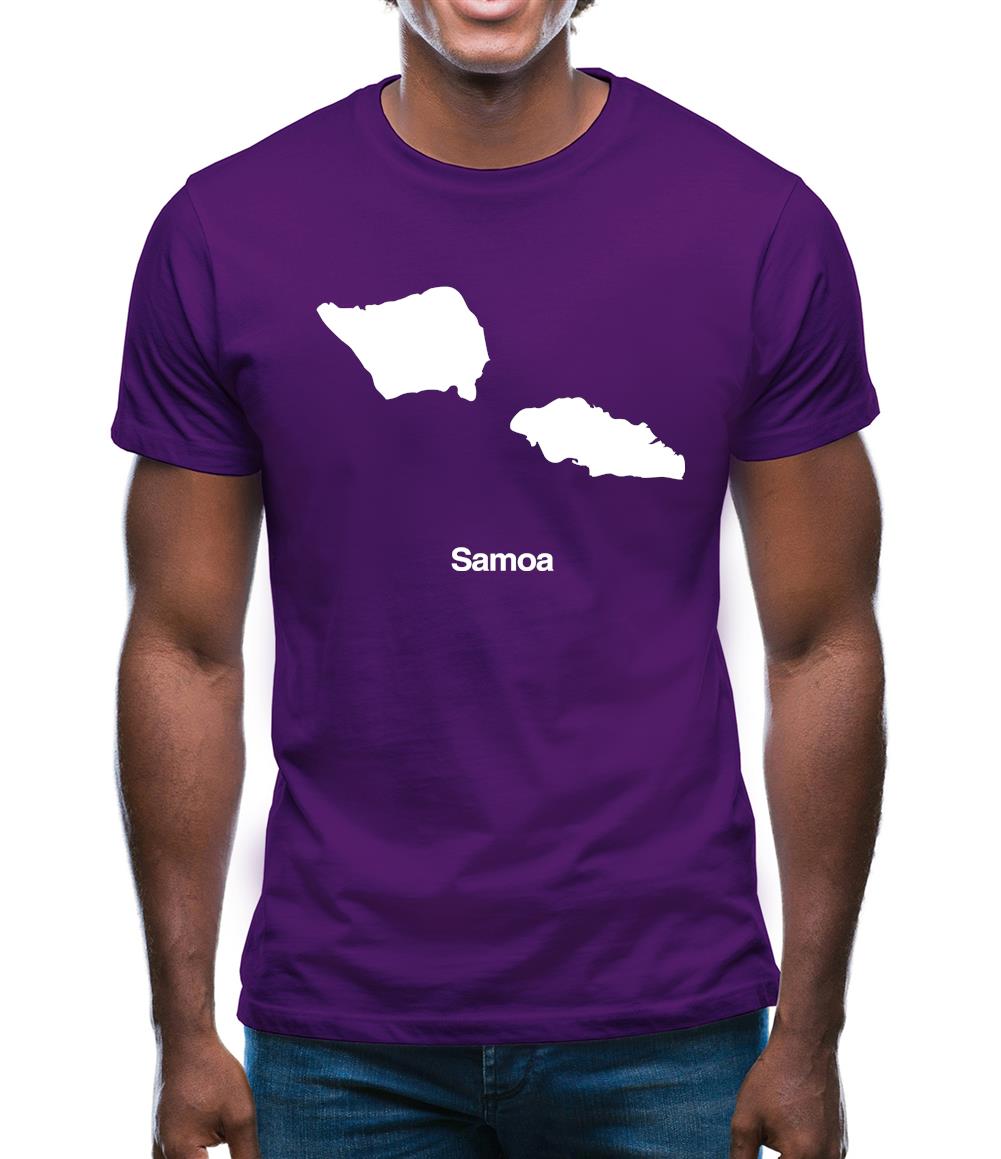 Samoa Silhouette Mens T-Shirt