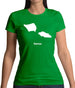 Samoa Silhouette Womens T-Shirt