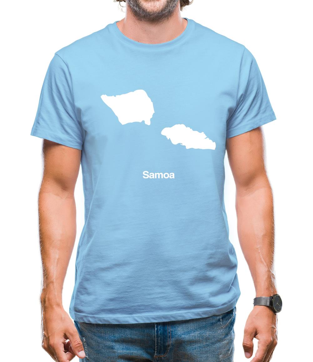 Samoa Silhouette Mens T-Shirt