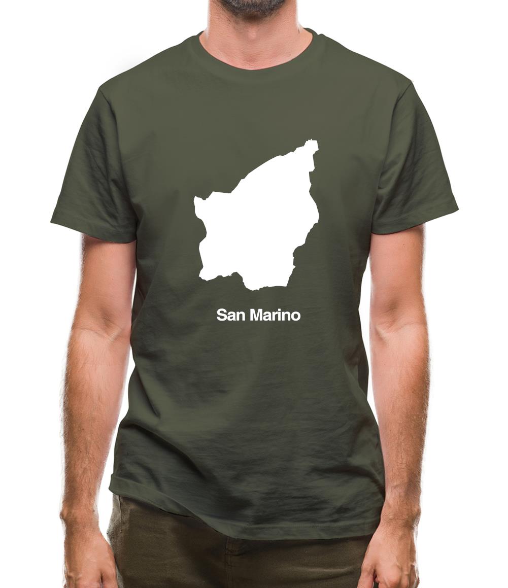 San Marino Silhouette Mens T-Shirt