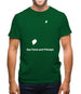Sao Tome And Principe Silhouette Mens T-Shirt