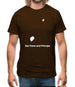 Sao Tome And Principe Silhouette Mens T-Shirt