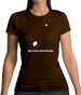 Sao Tome And Principe Silhouette Womens T-Shirt