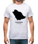 Saudi Arabia Silhouette Mens T-Shirt