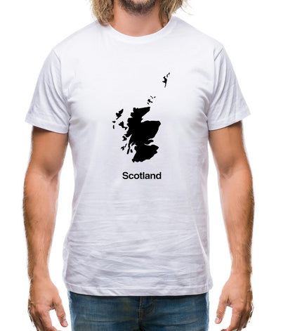 Scotland Silhouette Mens T-Shirt
