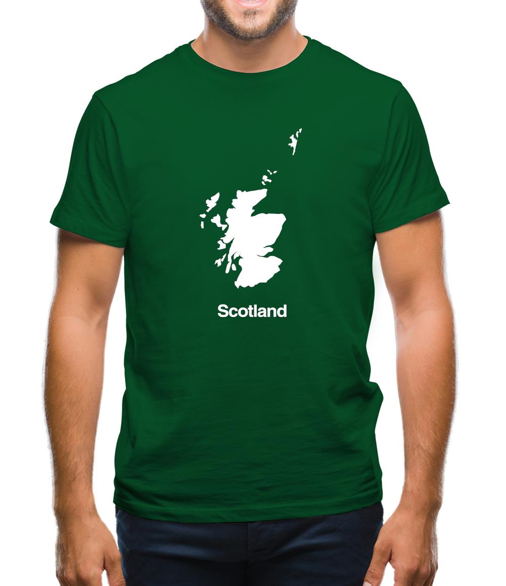 Scotland Silhouette Mens T-Shirt