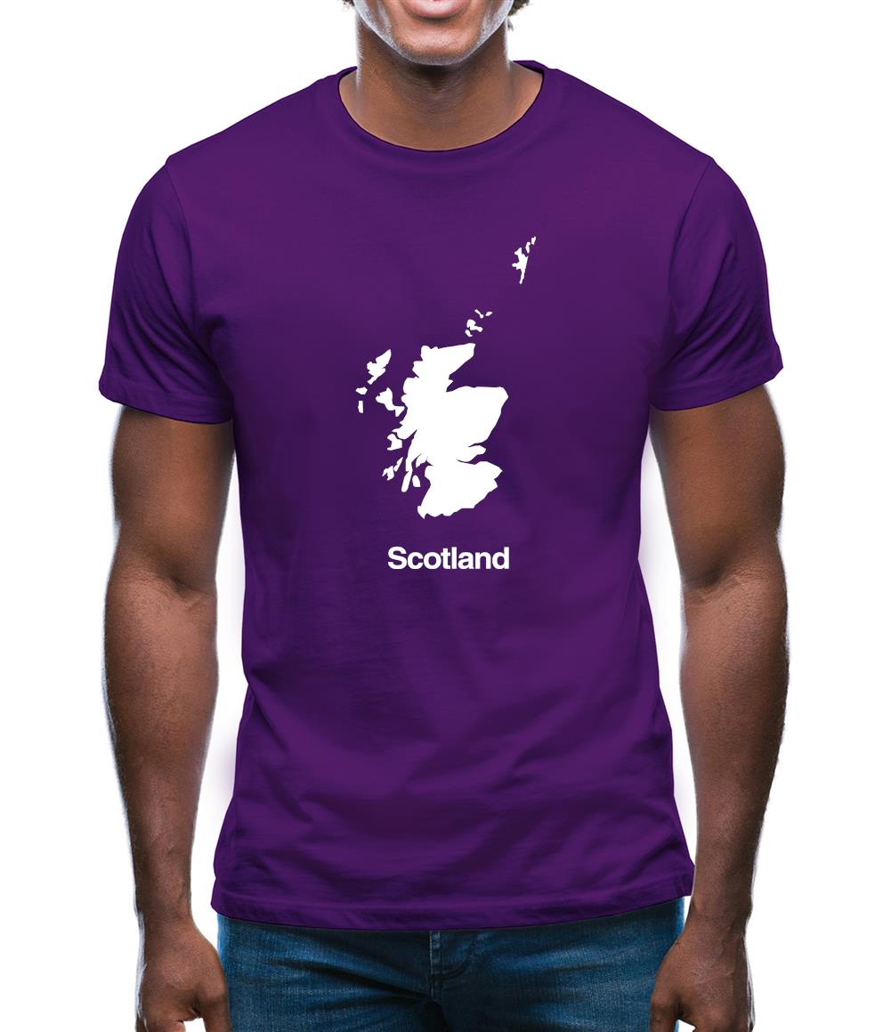 Scotland Silhouette Mens T-Shirt