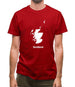 Scotland Silhouette Mens T-Shirt
