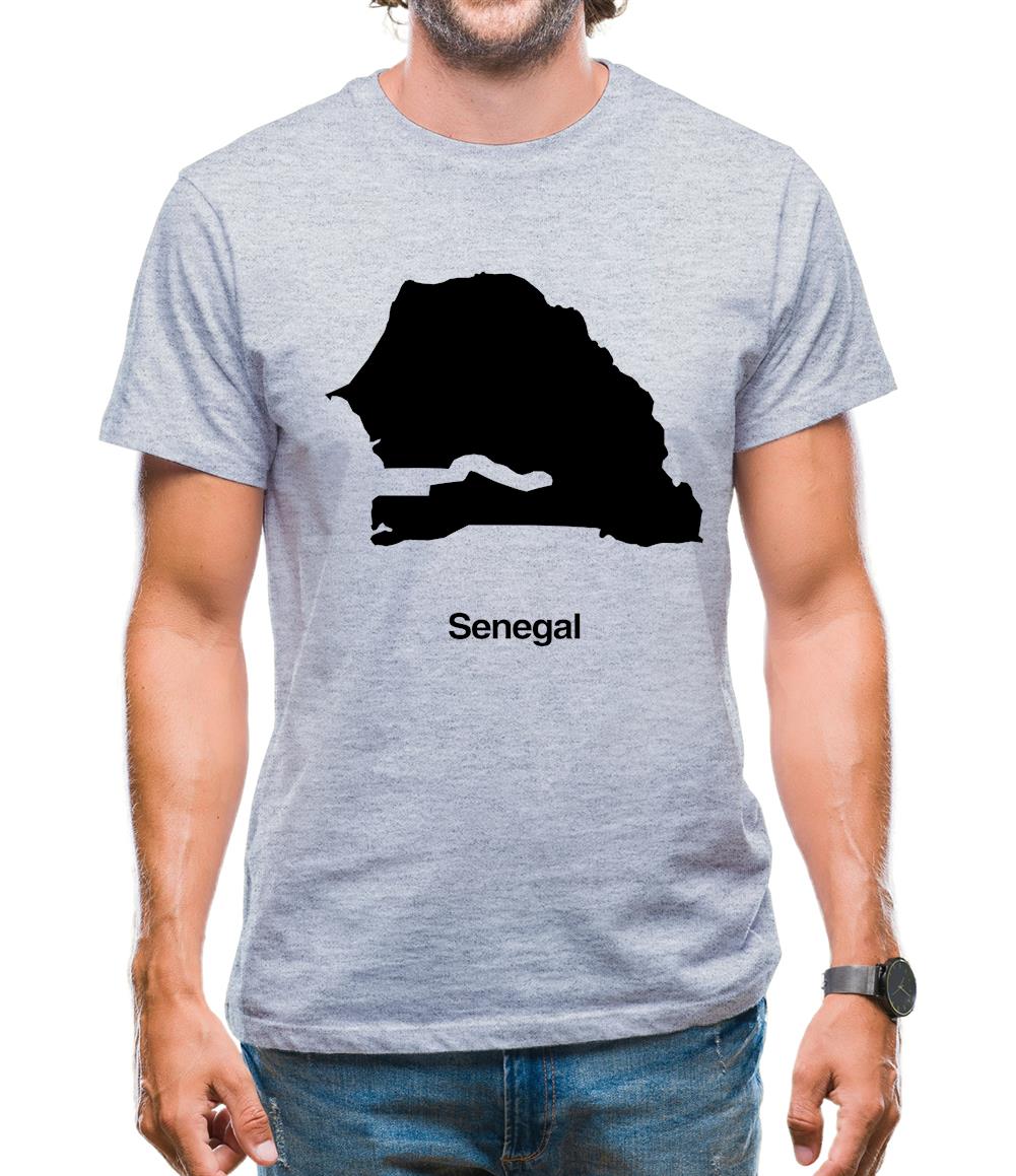 Senegal Silhouette Mens T-Shirt