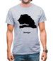 Senegal Silhouette Mens T-Shirt