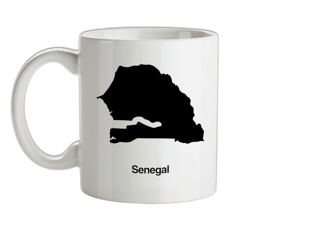 Senegal Silhouette Ceramic Mug