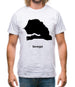 Senegal Silhouette Mens T-Shirt