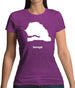 Senegal Silhouette Womens T-Shirt