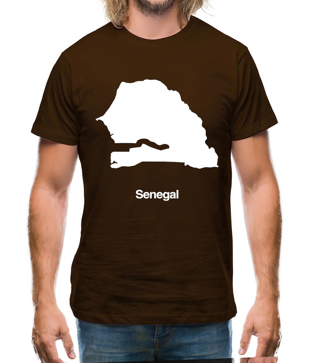 Senegal Silhouette Mens T-Shirt