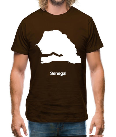 Senegal Silhouette Mens T-Shirt