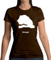 Senegal Silhouette Womens T-Shirt