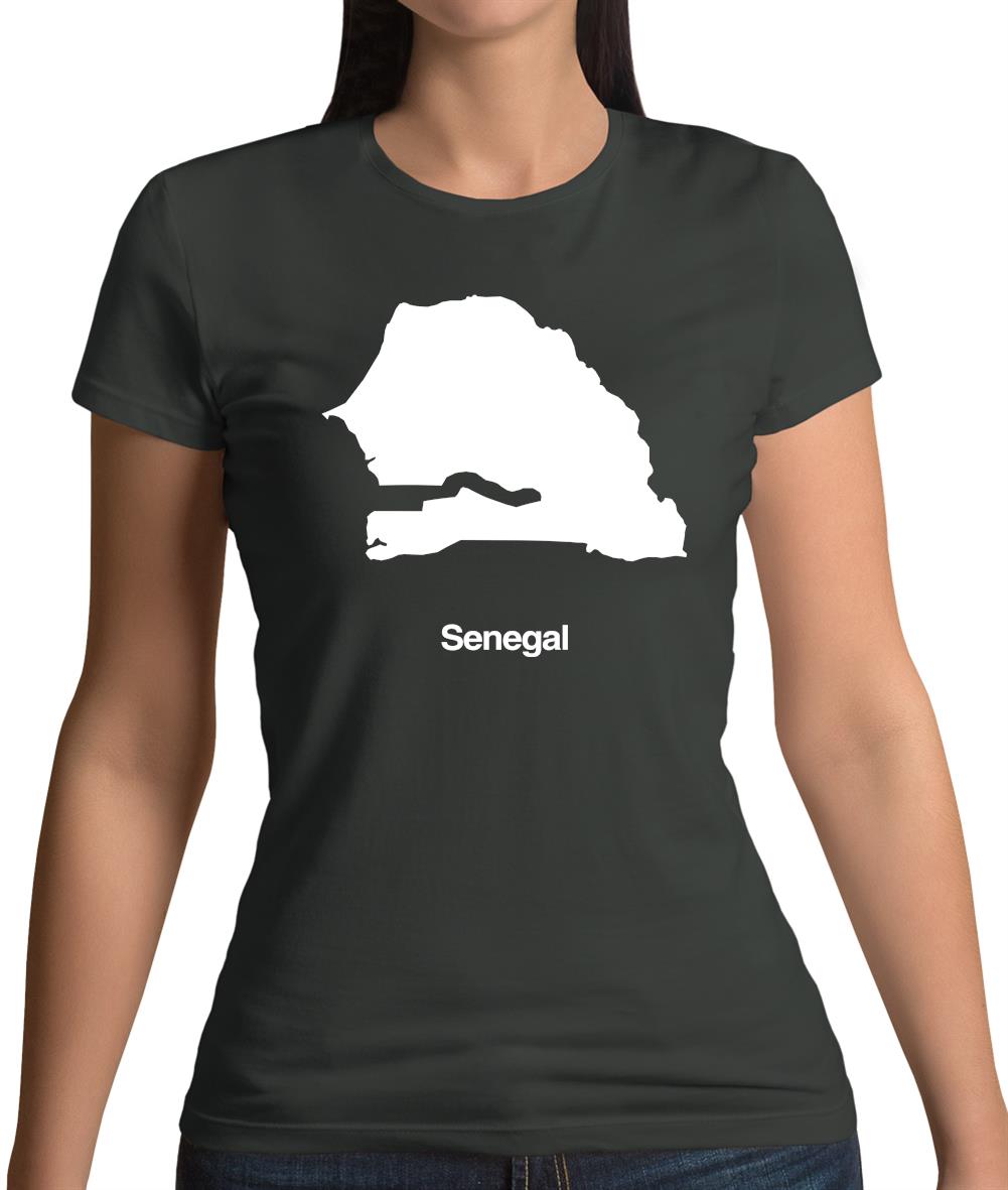 Senegal Silhouette Womens T-Shirt