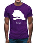 Senegal Silhouette Mens T-Shirt