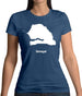 Senegal Silhouette Womens T-Shirt