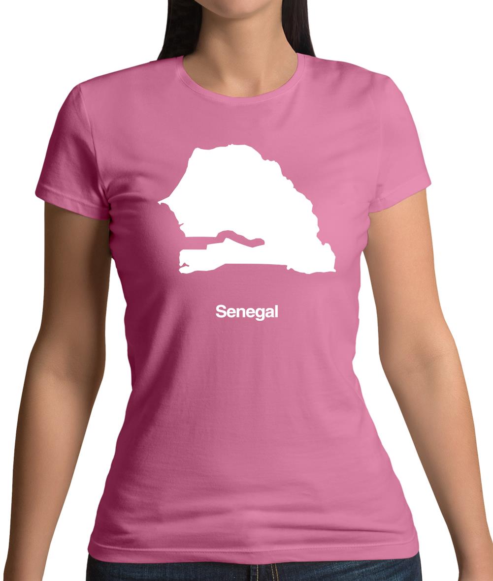 Senegal Silhouette Womens T-Shirt