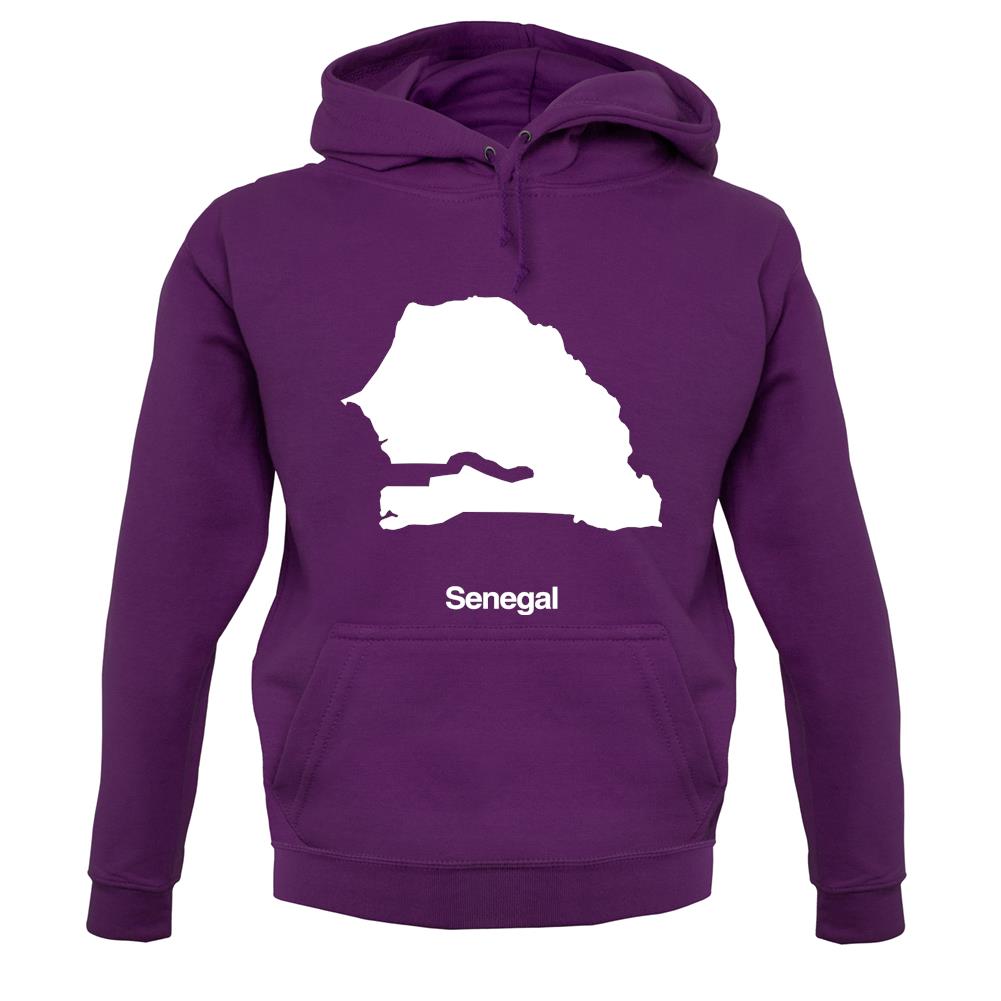 Senegal Silhouette unisex hoodie