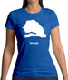 Senegal Silhouette Womens T-Shirt