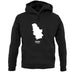Serbia Silhouette unisex hoodie