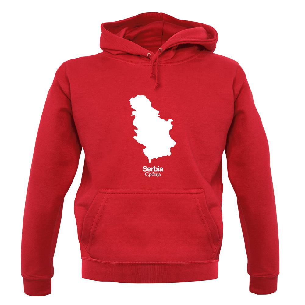Serbia Silhouette unisex hoodie