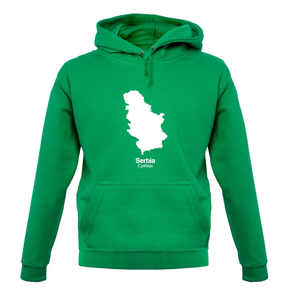 Serbia Silhouette unisex hoodie