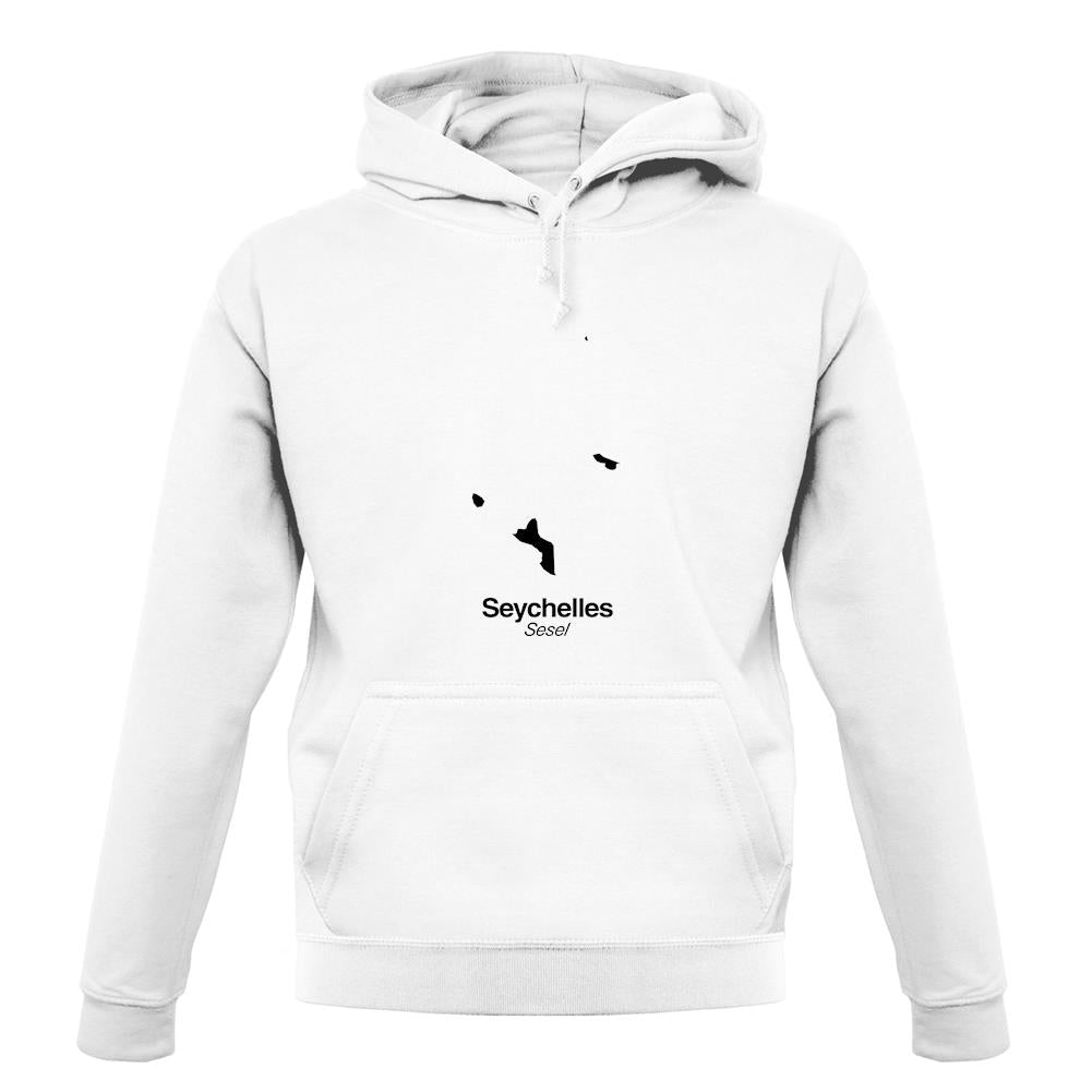 Seychelles Silhouette unisex hoodie