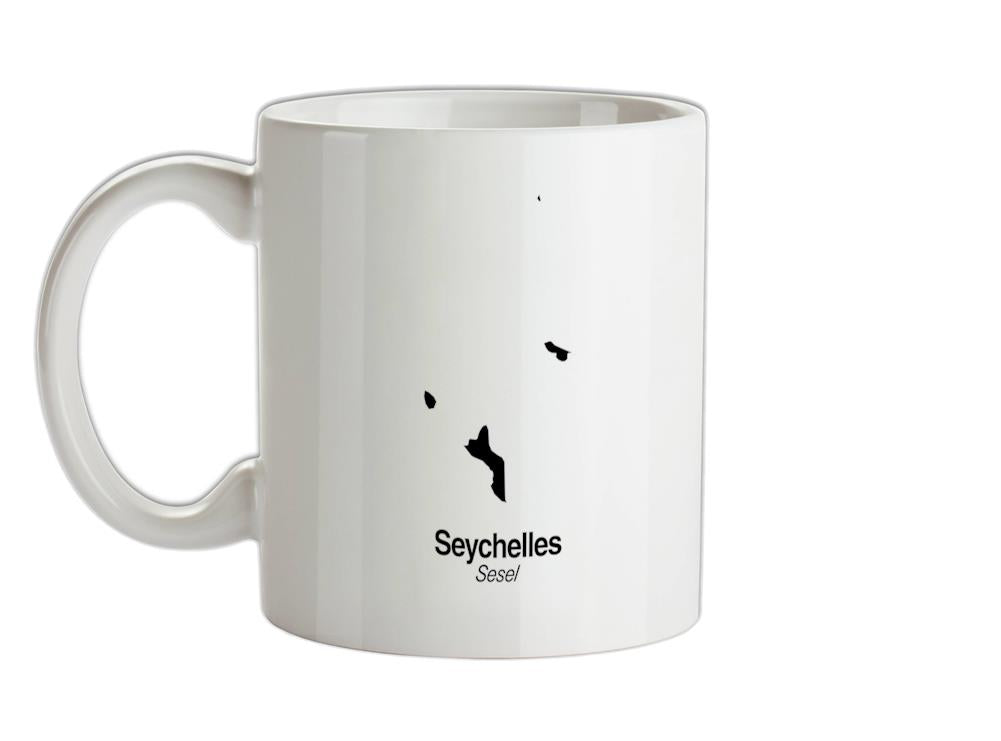 Seychelles Silhouette Ceramic Mug