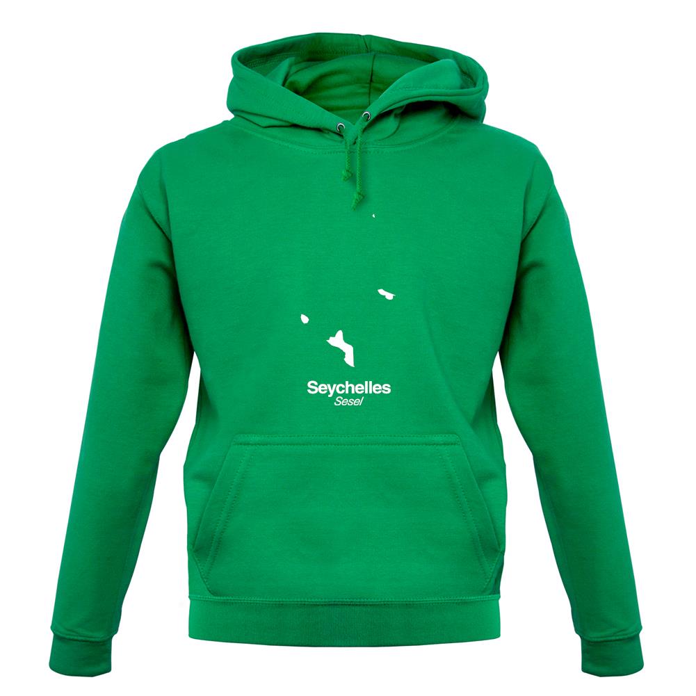Seychelles Silhouette unisex hoodie