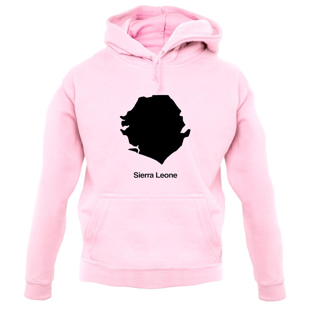 Sierra Leone Silhouette unisex hoodie