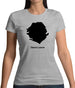 Sierra Leone Silhouette Womens T-Shirt