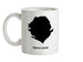 Sierra Leone Silhouette Ceramic Mug