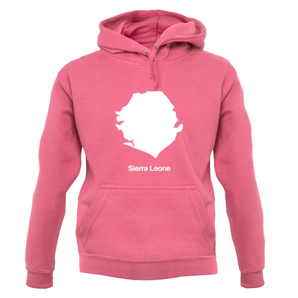 Sierra Leone Silhouette unisex hoodie