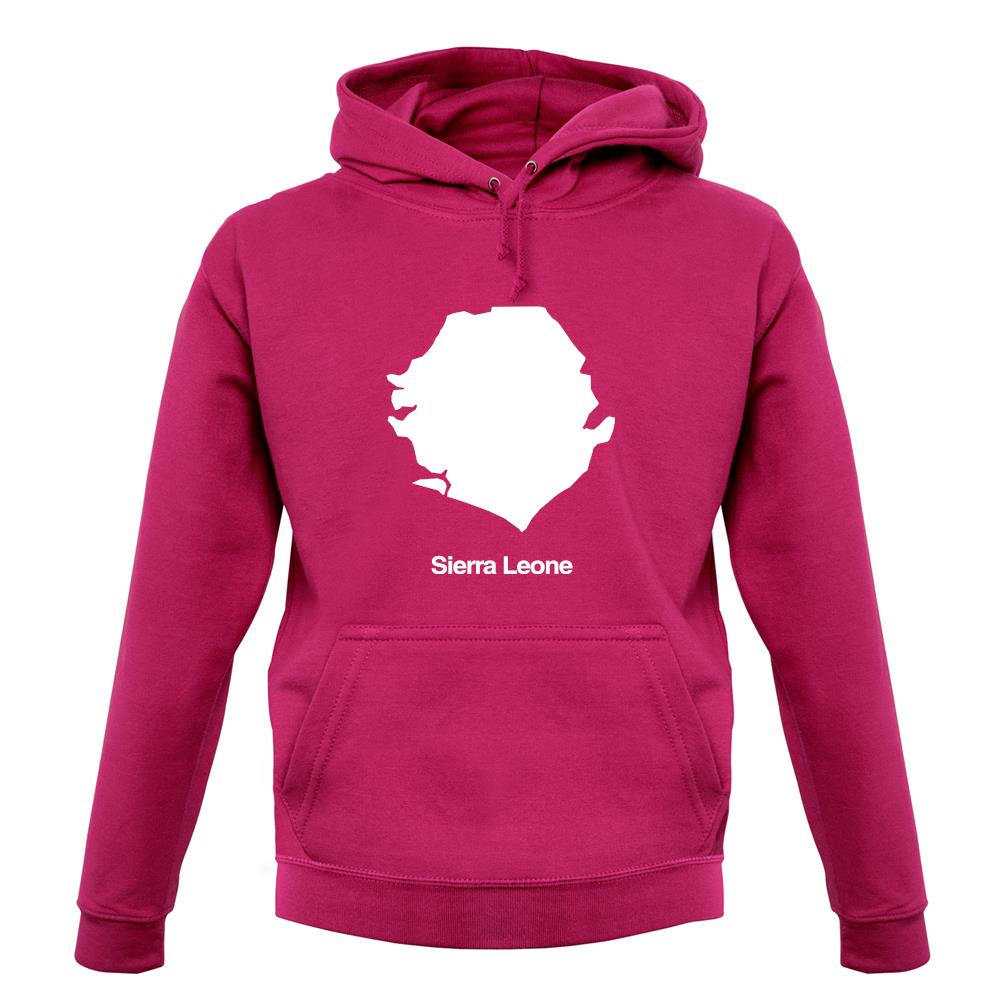 Sierra Leone Silhouette unisex hoodie