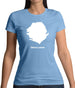 Sierra Leone Silhouette Womens T-Shirt