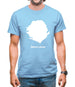 Sierra Leone Silhouette Mens T-Shirt