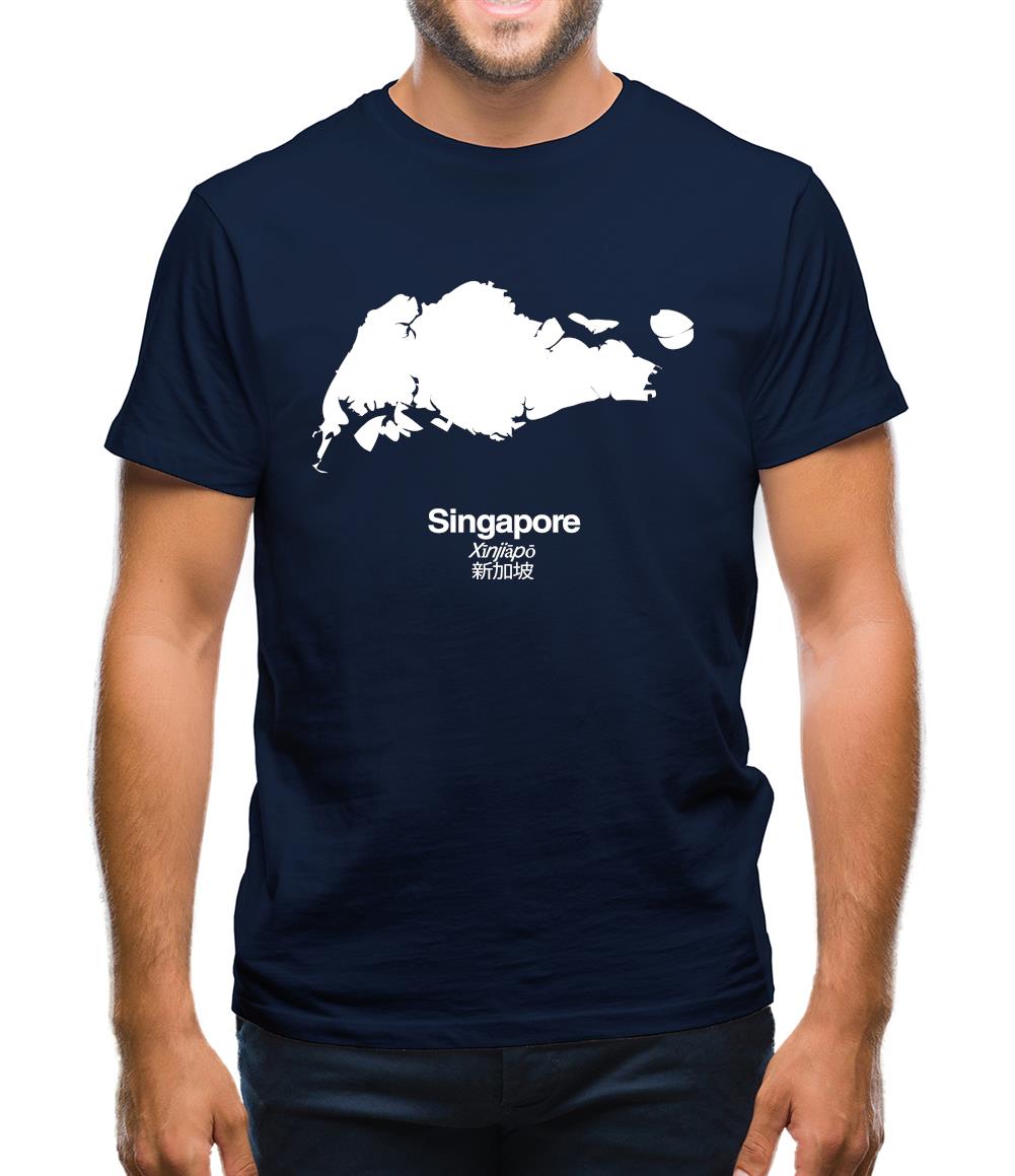 Singapore Silhouette Mens T-Shirt