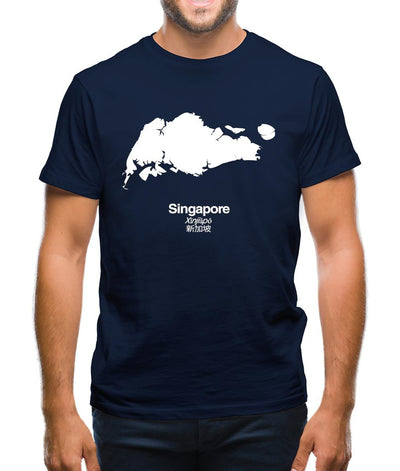 Singapore Silhouette Mens T-Shirt