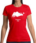 Singapore Silhouette Womens T-Shirt